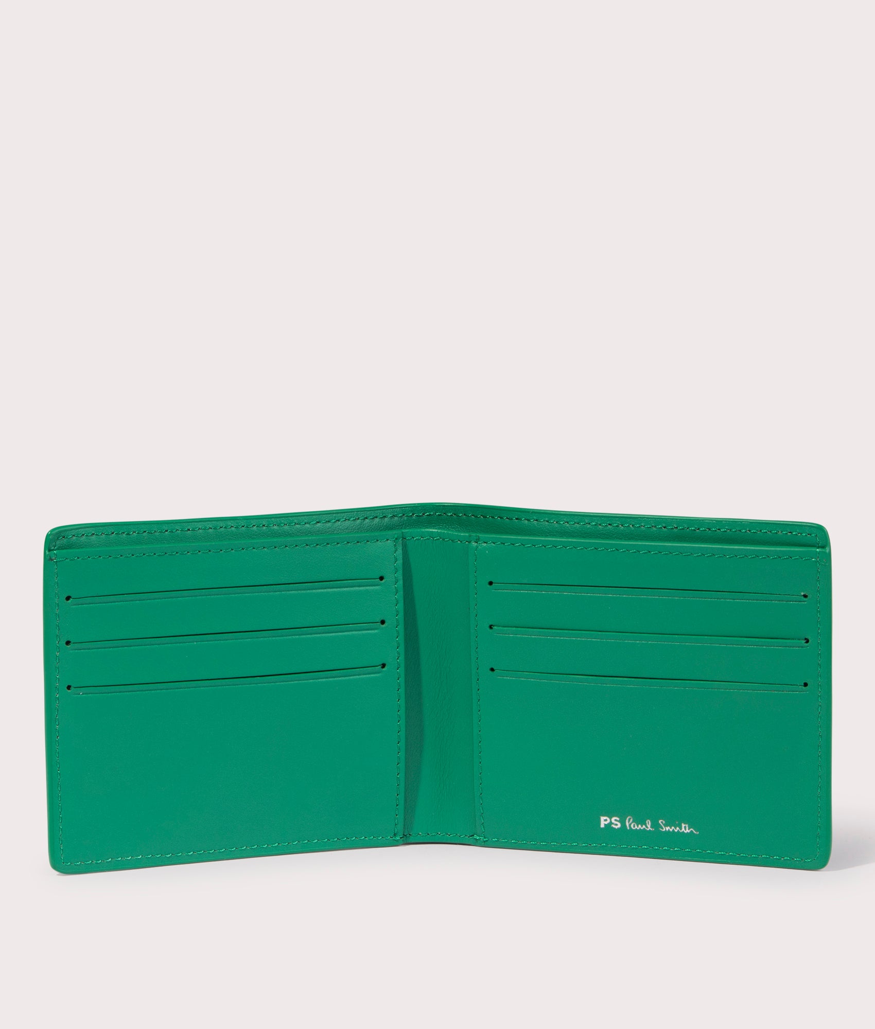 Zebra Billfold Wallet in Black by PS Paul Smith at EQVVS open image