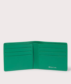 Zebra Billfold Wallet in Black by PS Paul Smith at EQVVS open image