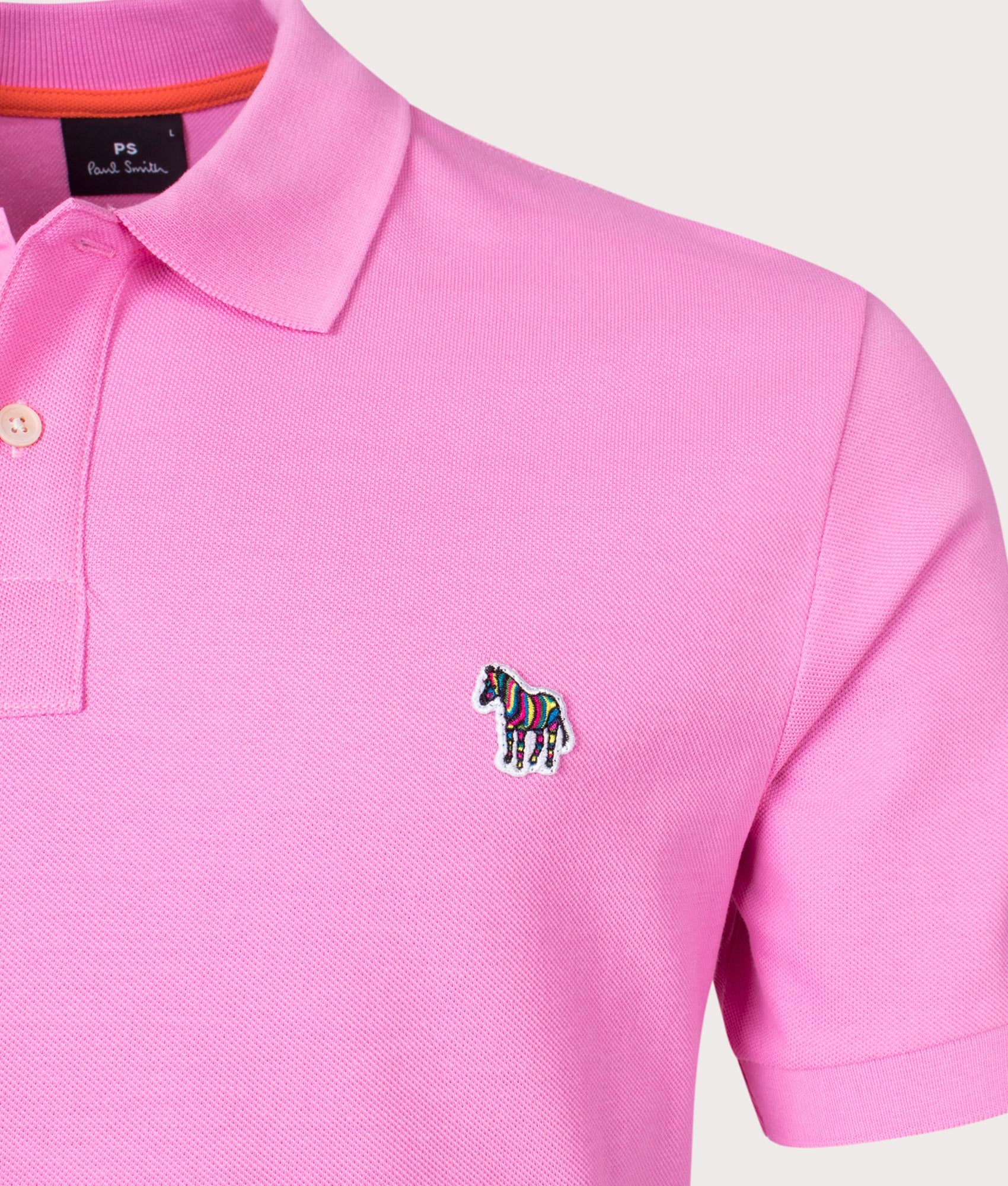 Zebra-Logo-Polo-Shirt-Bubblegum/Rasp-PS-Paul-Smith-EQVVS