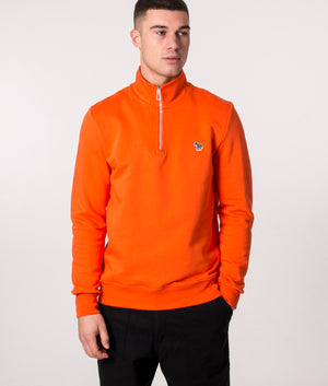 Quarter-Zip-Zebra-Logo-Sweatshirt-Goose-Beak-PS-Paul-Smith-EQVVS