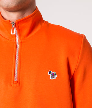 Quarter-Zip-Zebra-Logo-Sweatshirt-Goose-Beak-PS-Paul-Smith-EQVVS