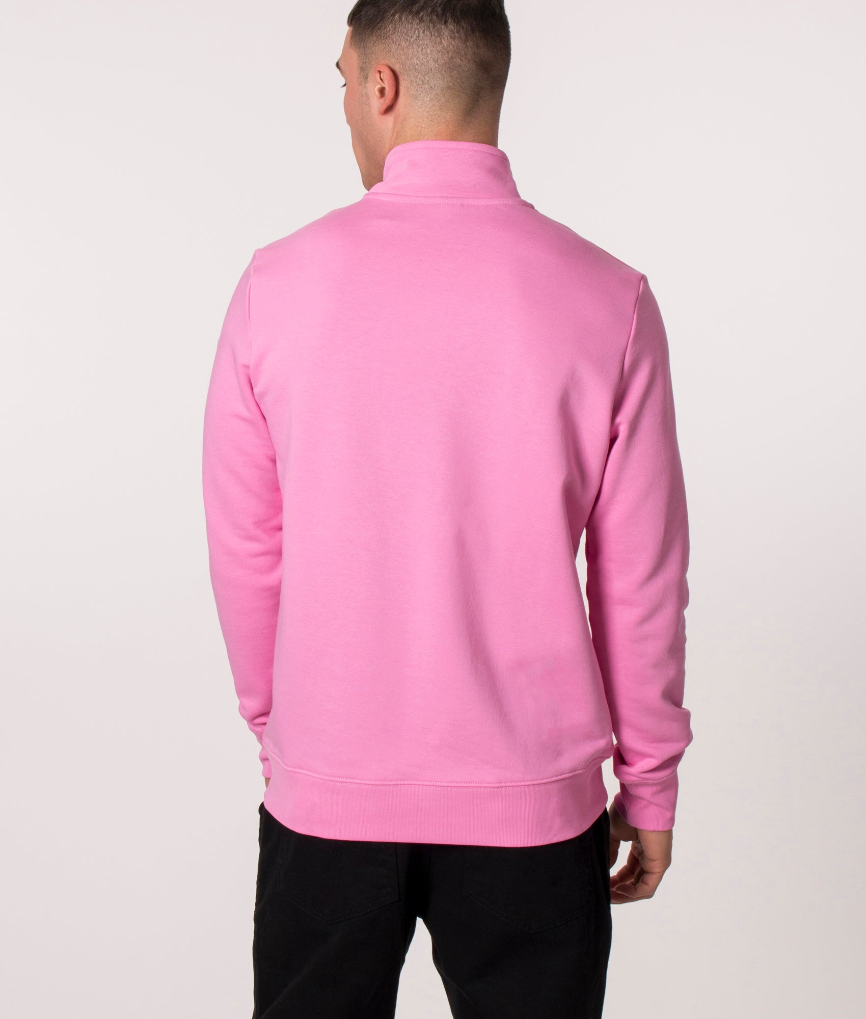 Quarter-Zip-Zebra-Logo-Sweatshirt-Bubblegum/Rasp-PS-Paul-Smith-EQVVS