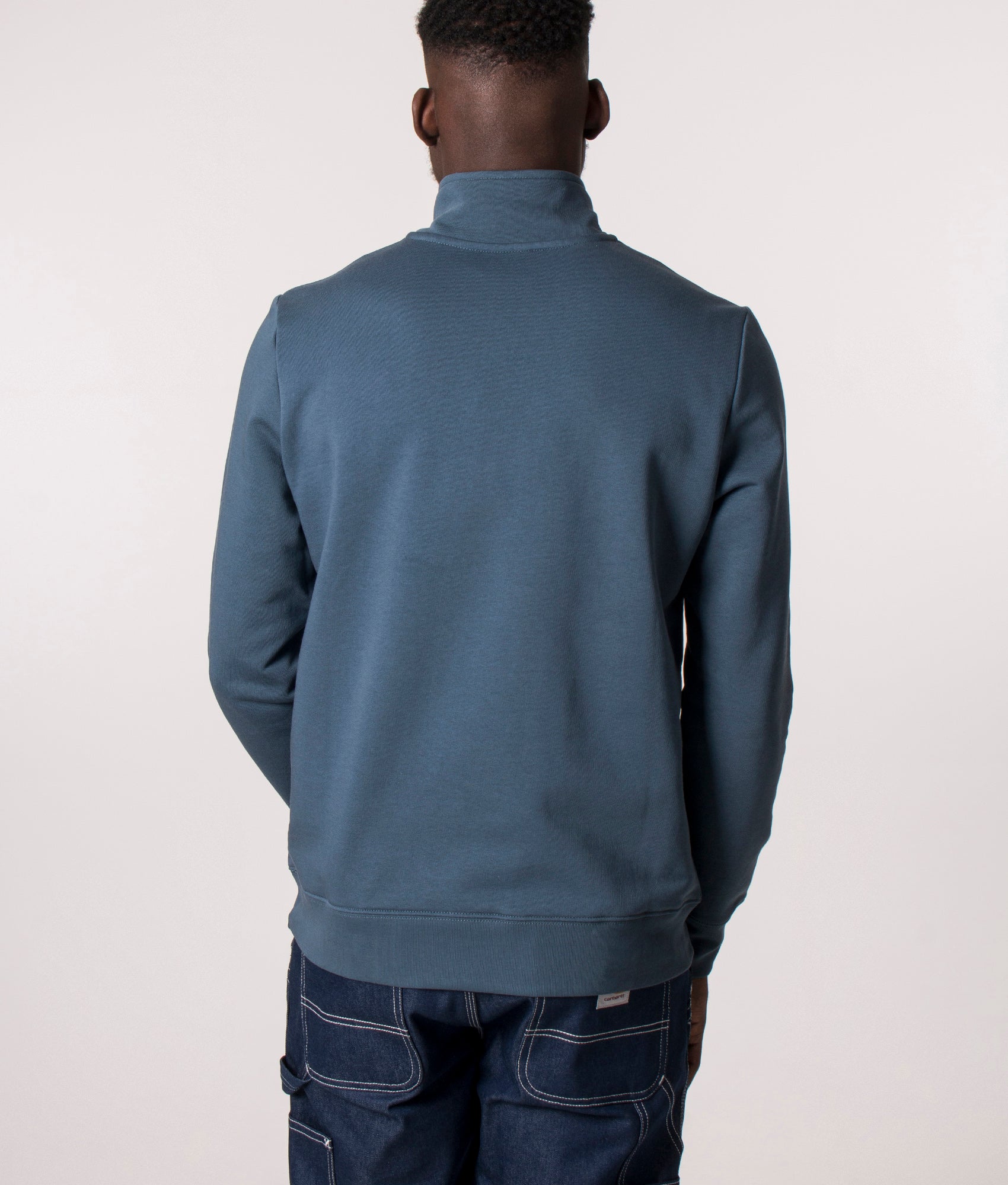 Quarter-Zip-Zebra-Logo-Sweatshirt-Indigo-PS-Paul-Smith-EQVVS