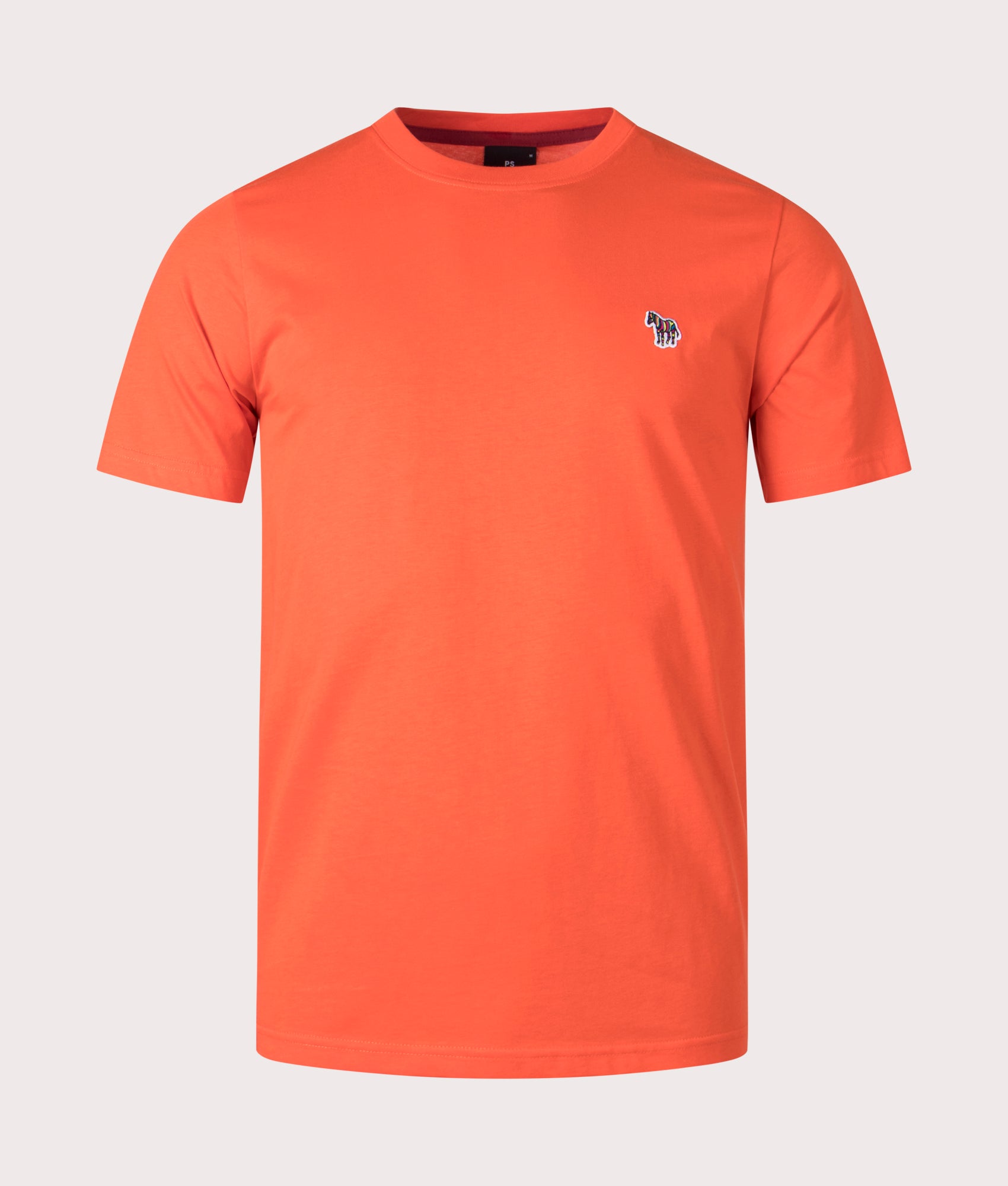 Paul Smith T-Shirt Uomo Zebra Badge - Nero - Jersey Di Cotone Biologico 100% - Vestibilità Regolare - Taglia M