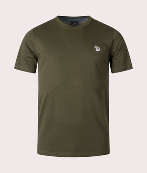 Zebra-Badge-T-Shirt-Olive-Green-PS-Paul-Smith-EQVVS