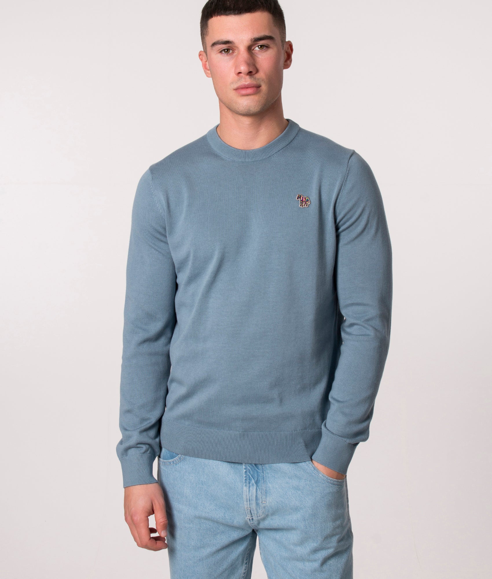 Zebra-Badge-Lightweight-Jumper-Greyish-Blue-PS-Paul-Smith-EQVVS