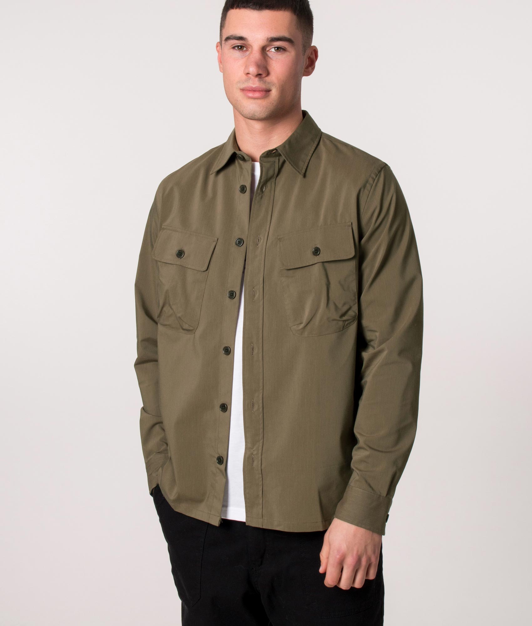 Relaxed-Fit-Two-Pocket-Shirt-Military-Green-Paul-Smith-EQVVS