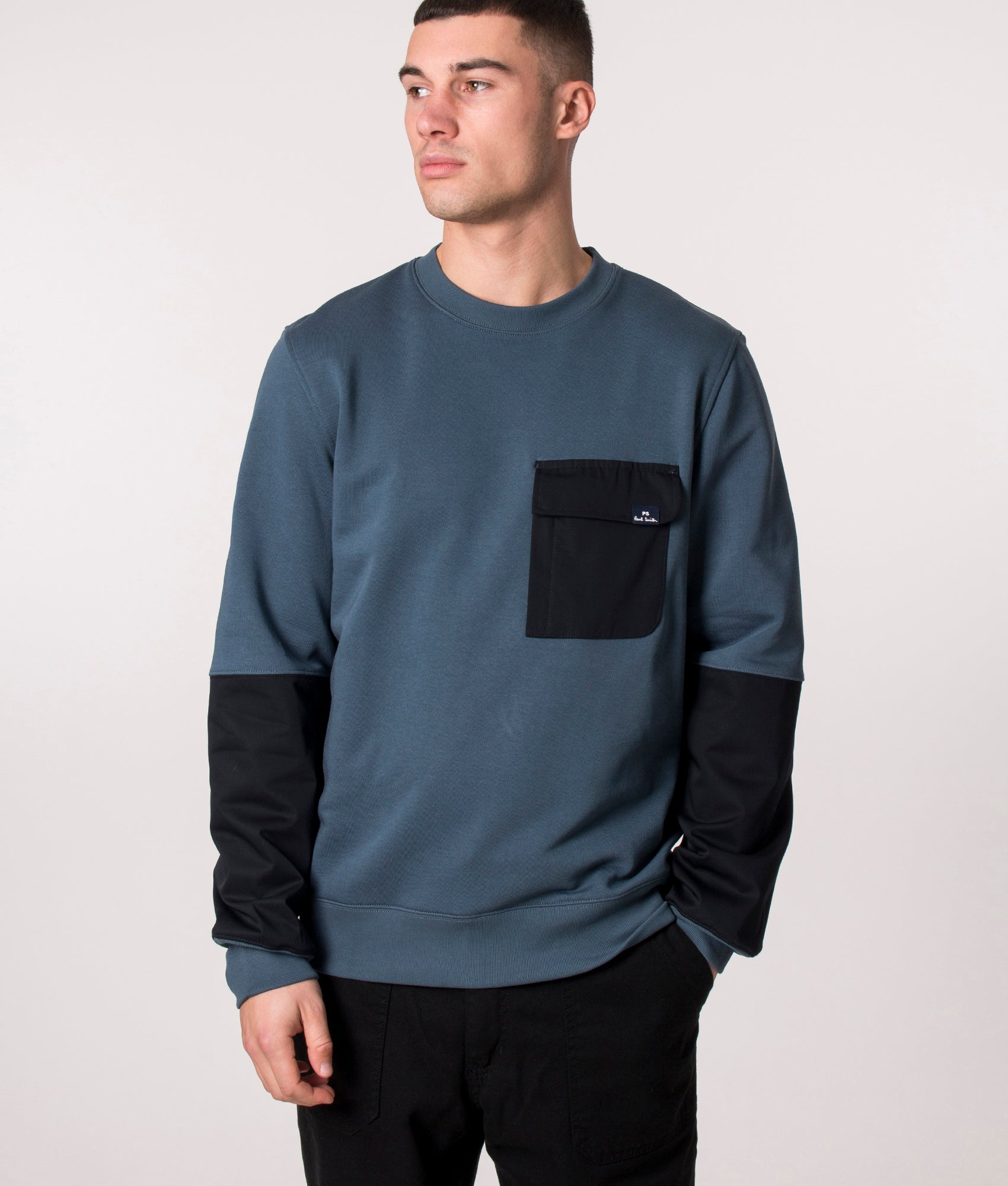 Cargo-Pocket-Sweatshirt-Indigo-PS-Paul-Smith-EQVVS