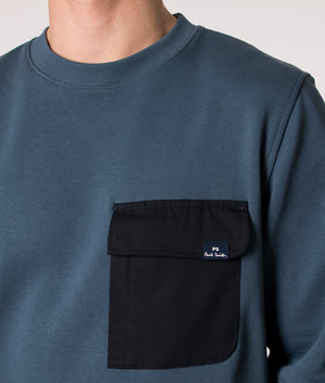 Cargo-Pocket-Sweatshirt-Indigo-PS-Paul-Smith-EQVVS