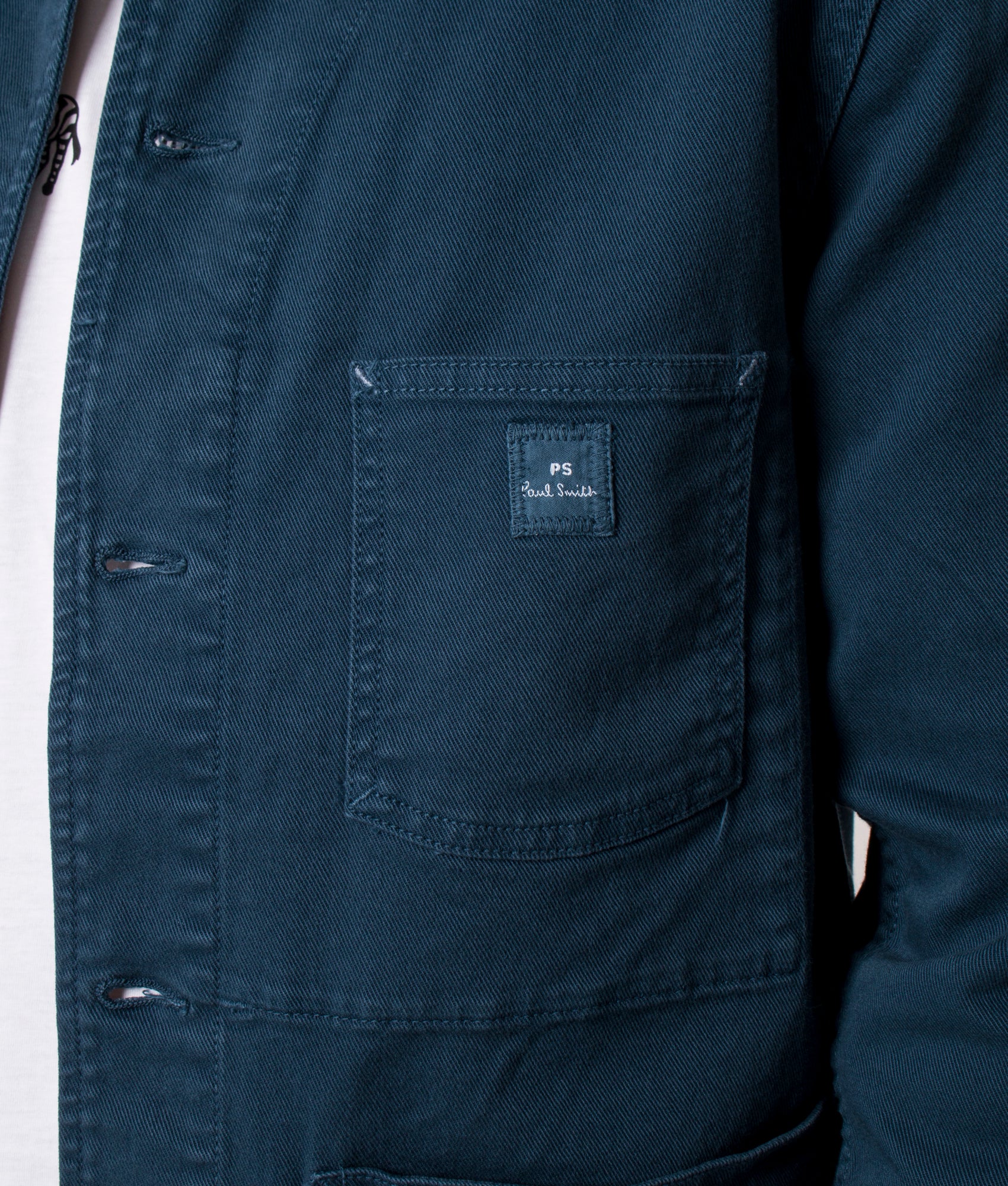 paul smith 刺し子 INDIGO JACKET Men's Paul Smith + Lee® Indigo Selvedge Storm Rider Jacket