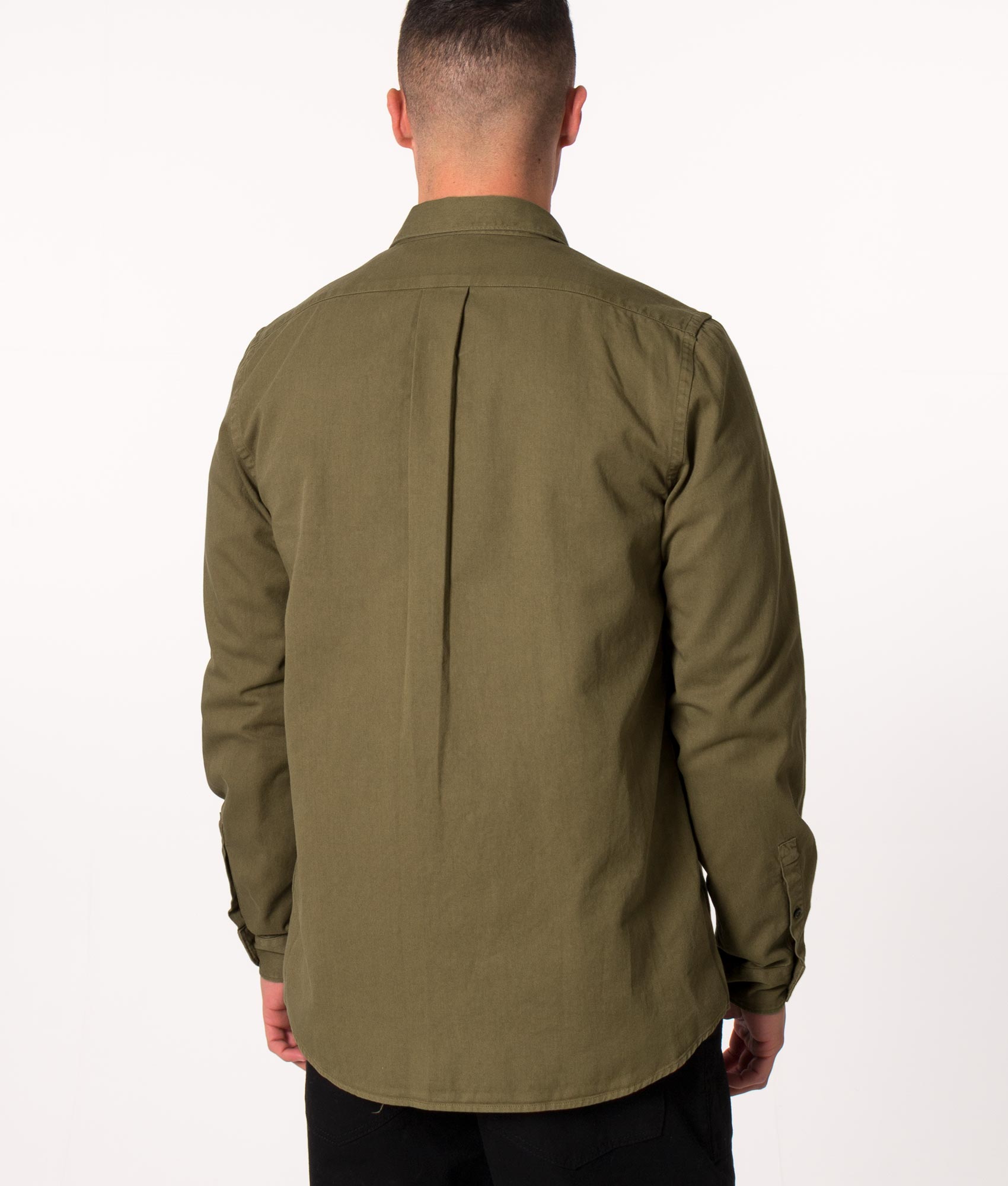 Broad-Stripe-Zebra-Shirt-Military-Green-Ps-Paul-Smith-EQVVS 