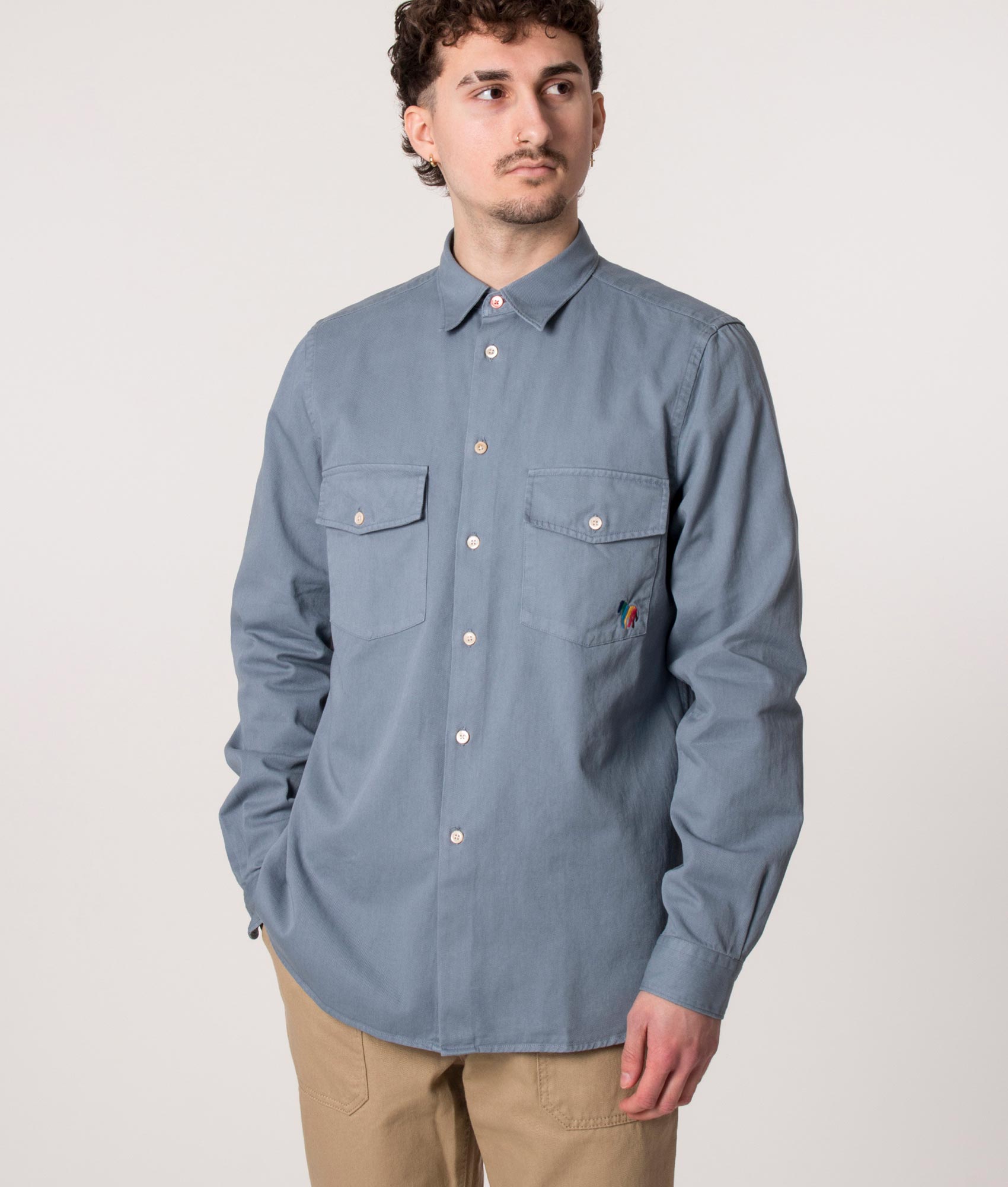 Broad-Stripe-Zebra-Shirt-Greyish-Blue-PS-Paul-Smith-EQVVS