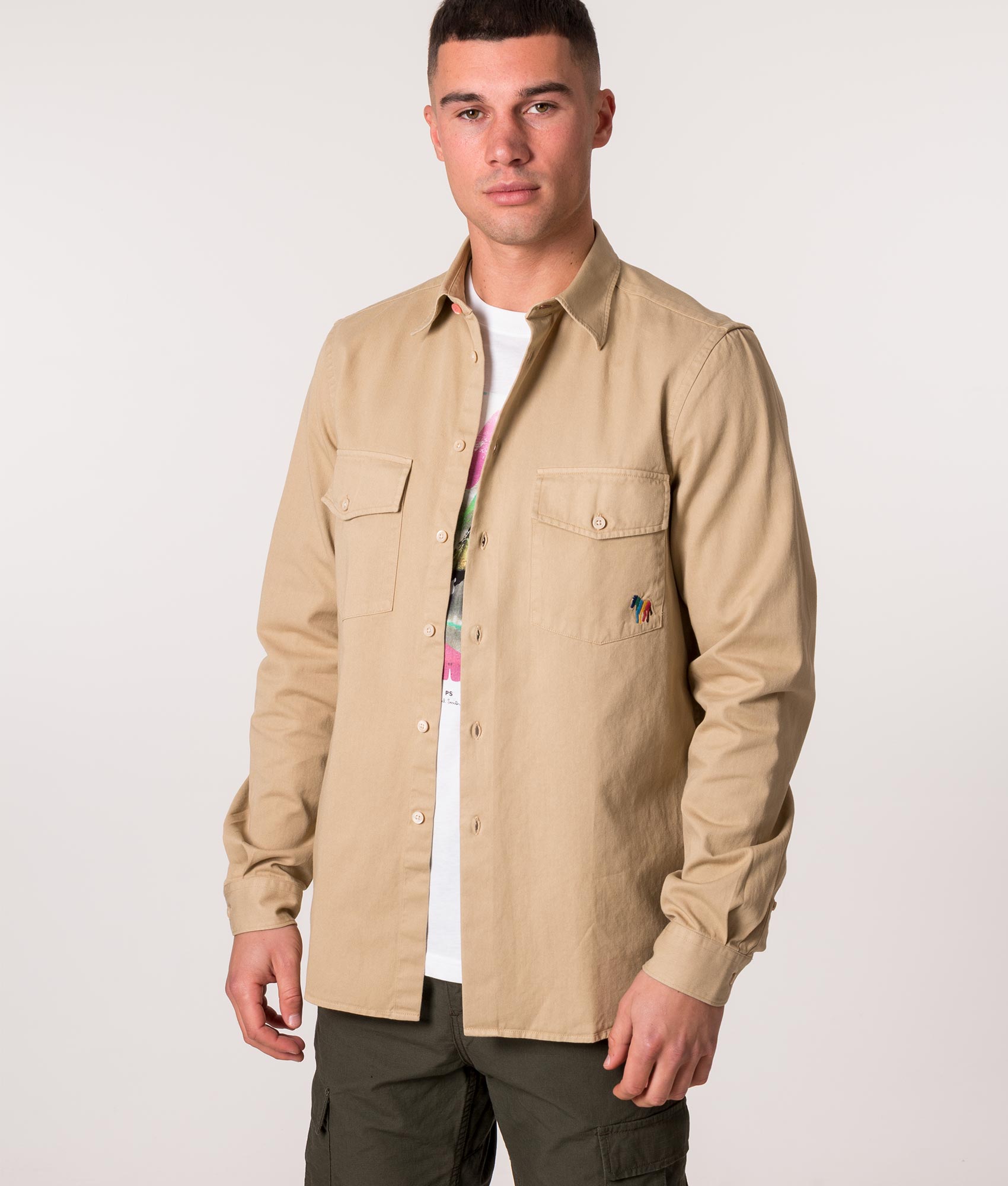 Broad-Stripe-Zebra-Shirt-Light-Beige-PS-Paul-Smith-EQVVS