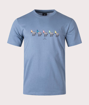 Zebra-Cones-Logo-T-Shirt-Greyish-Blue-PS-Paul-Smith-EQVVS
