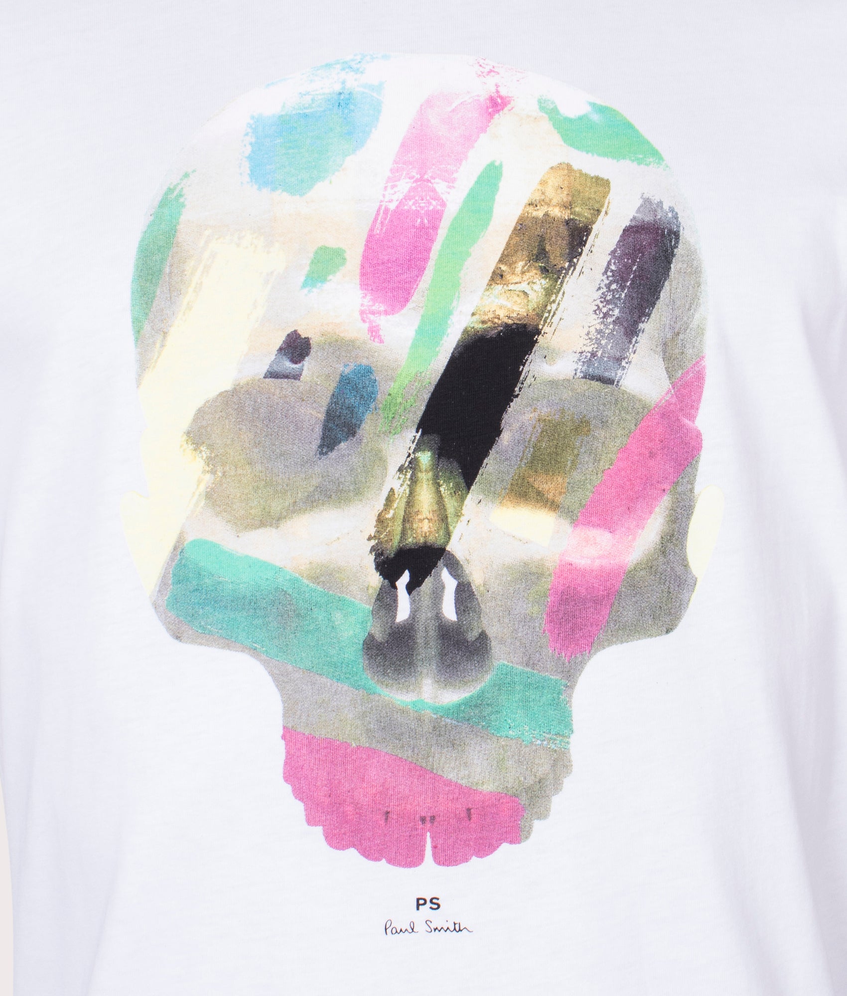 Skull-T-Shirt-White-PS-Paul-Smith-EQVVS