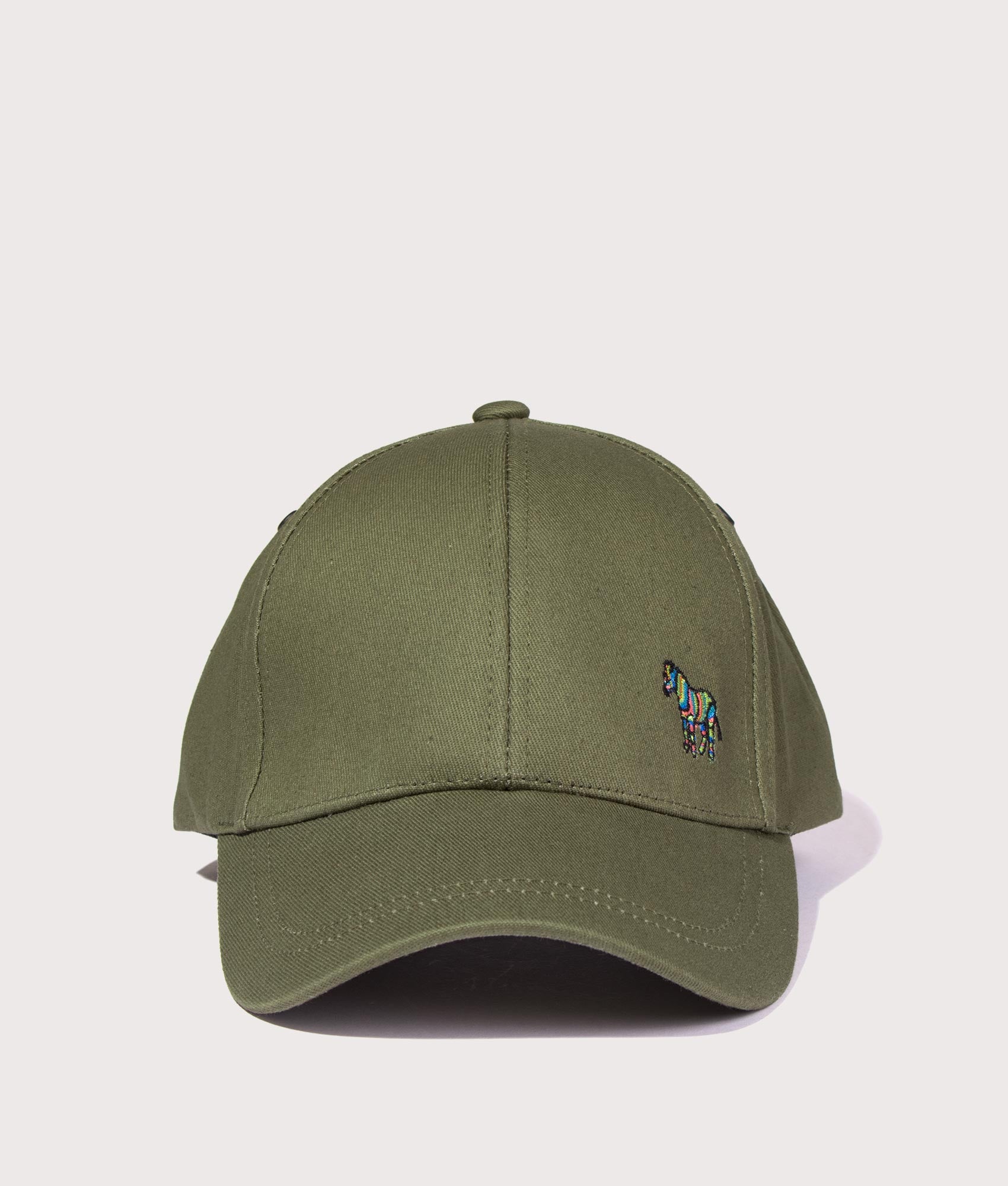 Zebra-Logo-Baseball-Cap-Olive-Green-PS-Paul-Smith-EQVVS