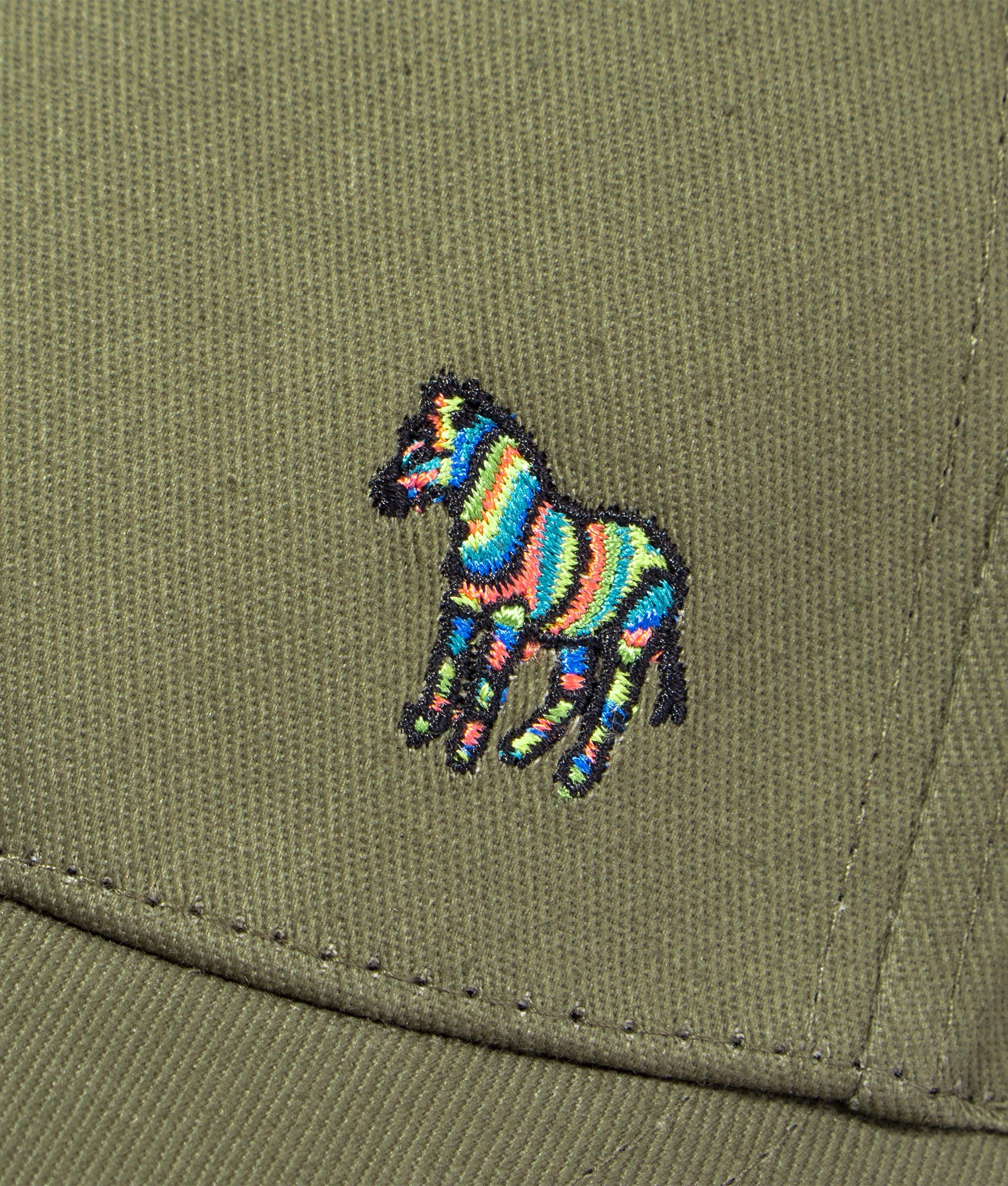Zebra-Logo-Baseball-Cap-Olive-Green-PS-Paul-Smith-EQVVS