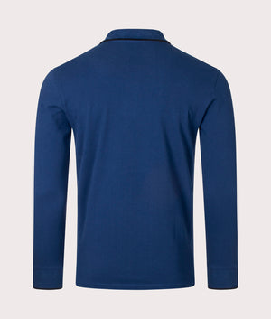 Long Sleeve Zebra Badge Polo Shirt