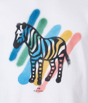 Broad Stripe Zebra Logo T-Shirt
