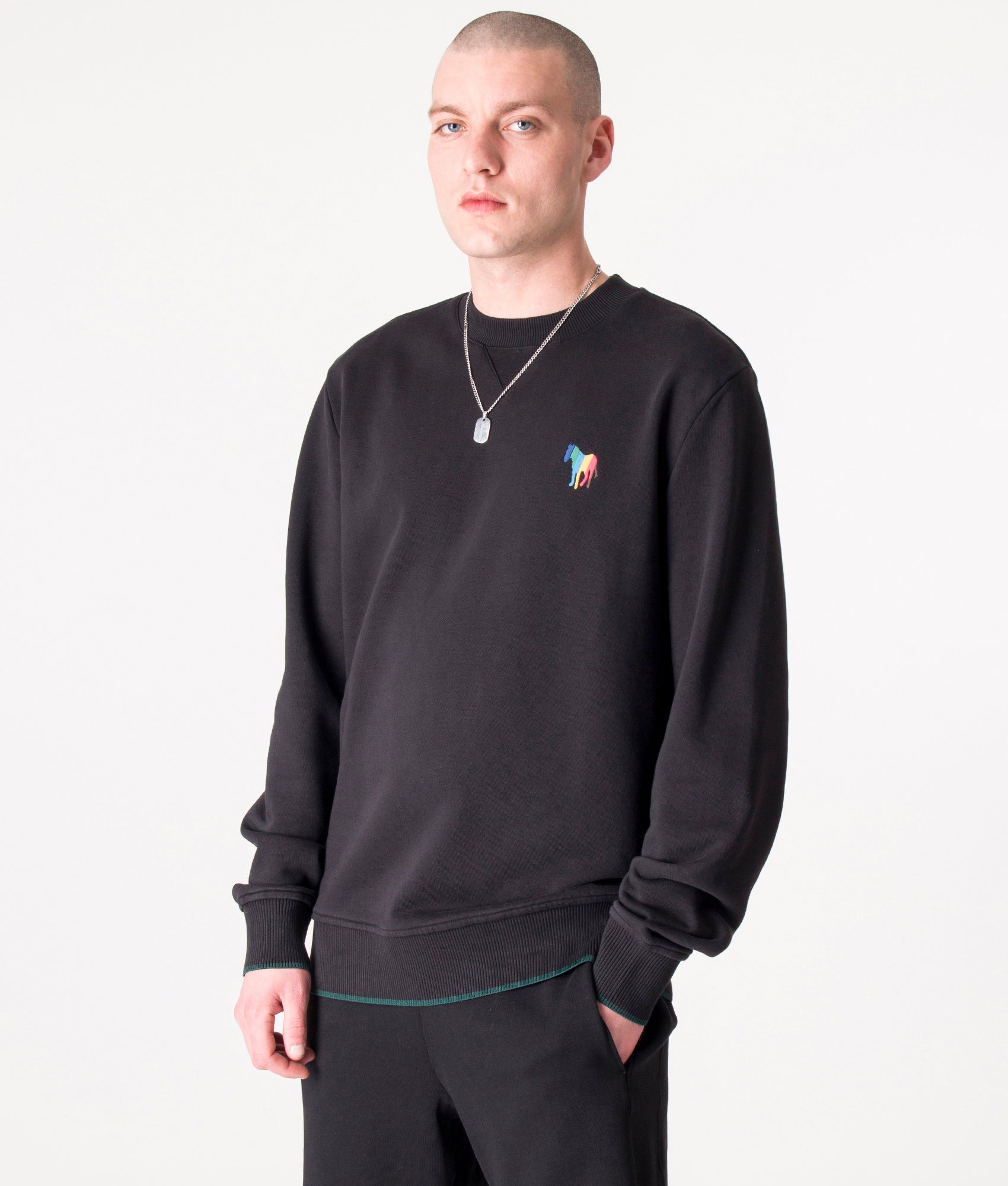 Broad-Stripe-Zebra-Emblem-Sweatshirt-Black-PS-Paul-Smith-EQVVS