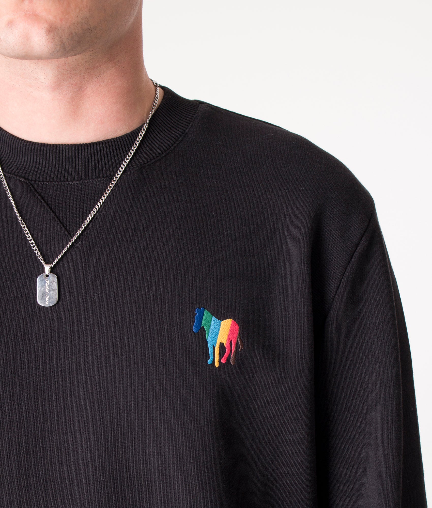 Broad-Stripe-Zebra-Emblem-Sweatshirt-Black-PS-Paul-Smith-EQVVS