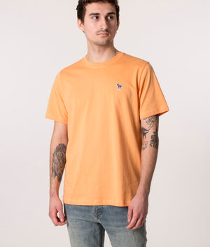 Zebra-Badge-T-Shirt-Orange-PS-Paul-Smith-EQVVS