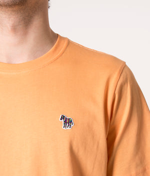 Zebra-Badge-T-Shirt-Orange-PS-Paul-Smith-EQVVS