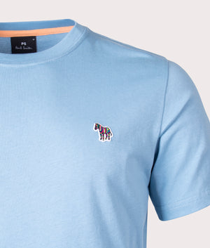 Zebra-Badge-T-Shirt-Light-Blue-PS-Paul-Smith-EQVVS