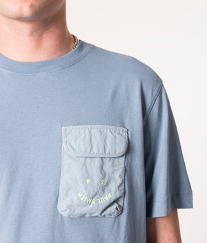 PS-Happy-T-Shirt-Greyish-Blue-PS-Paul-Smith-EQVVS