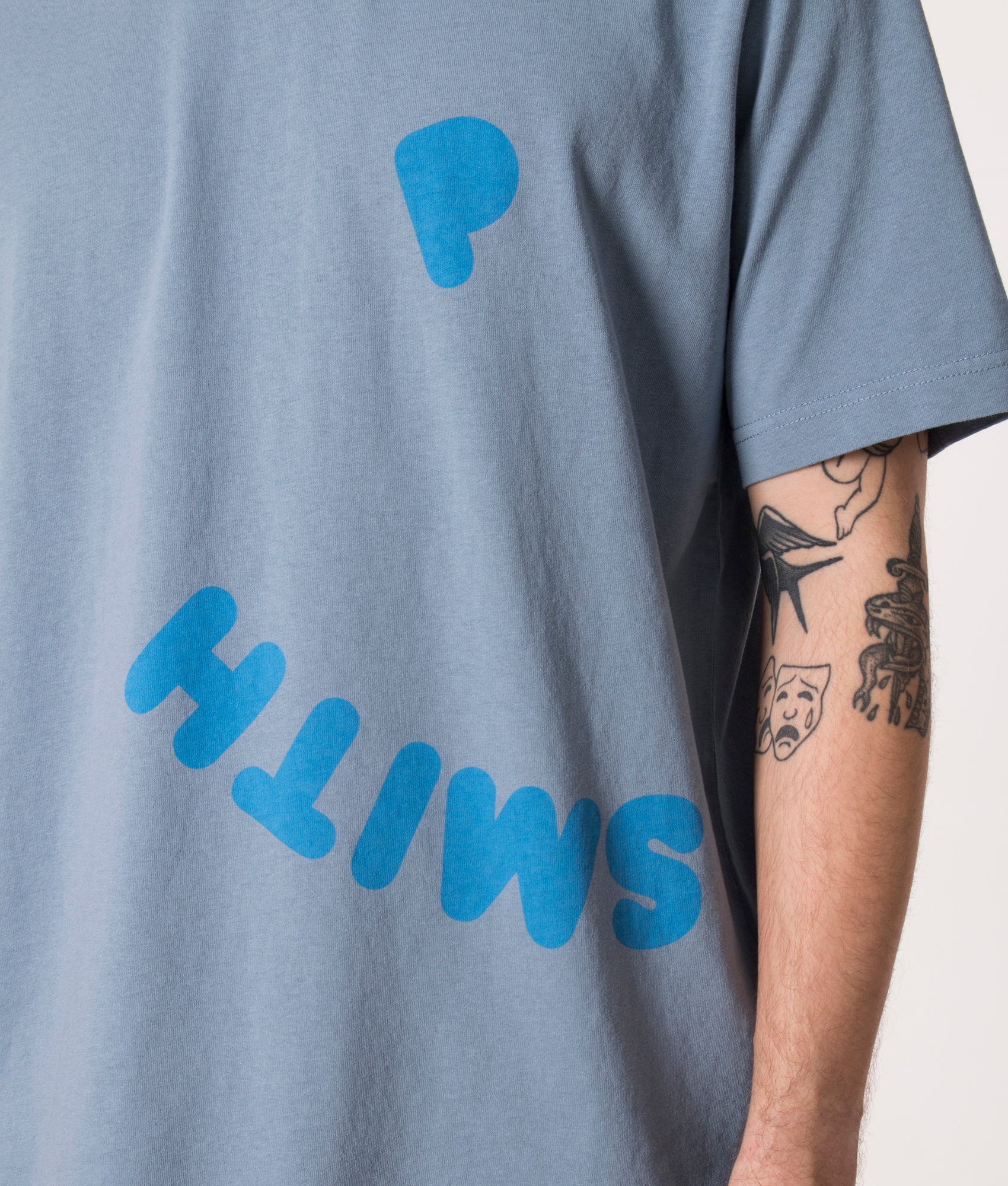 PS-Happy-Print-T-Shirt-Greyish-Blue-PS-Paul-Smith-EQVVS