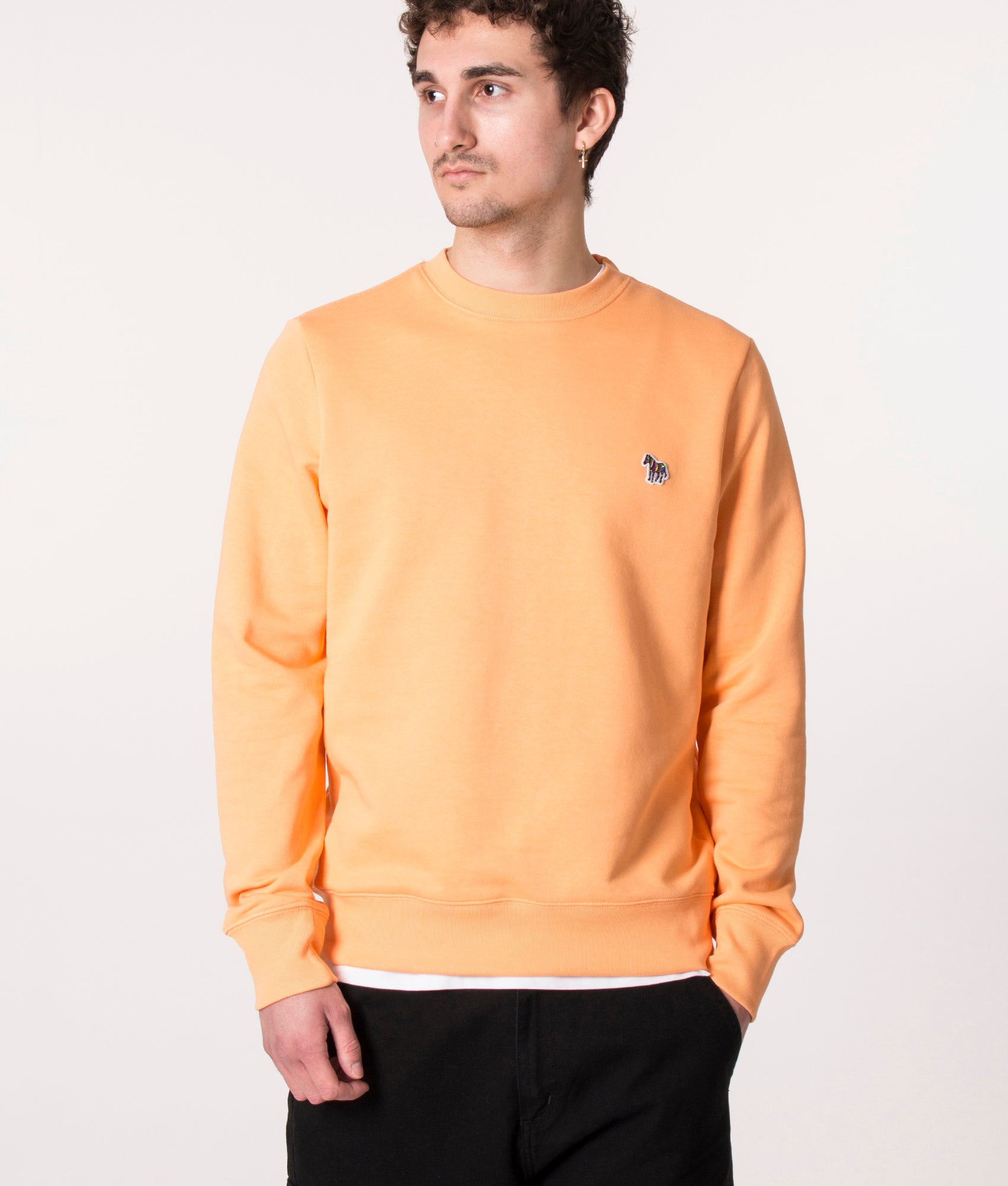 Zebra-Logo-Sweatshirt-Orange-PS-Paul-Smith-EQVVS