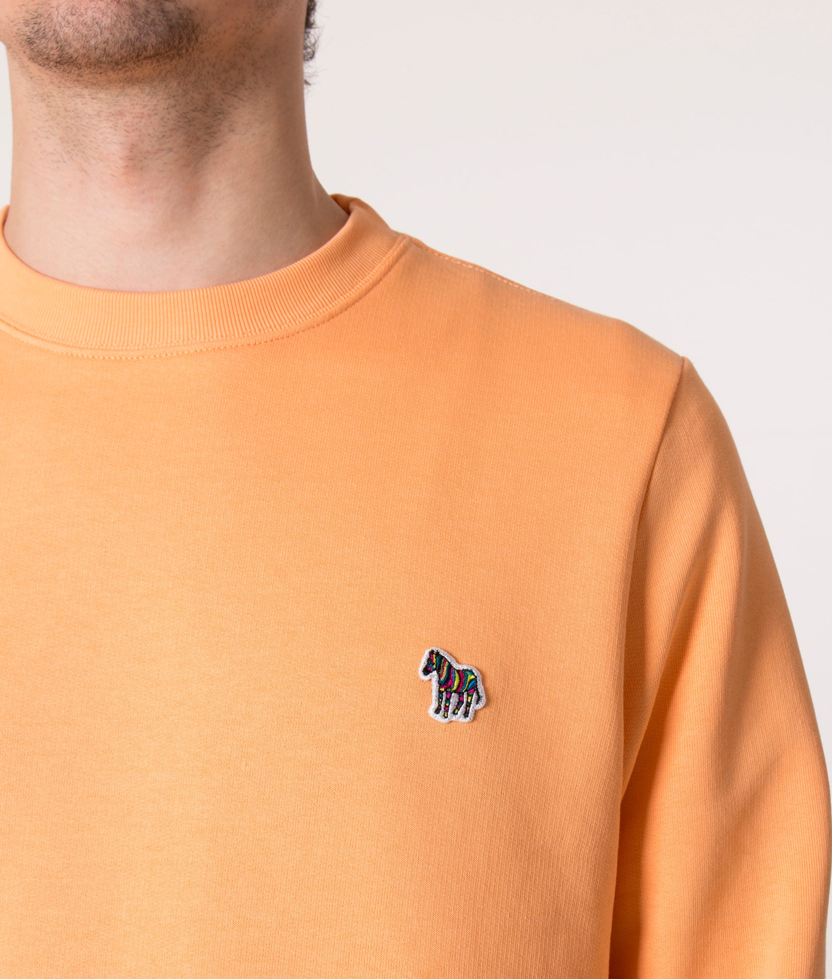 Zebra-Logo-Sweatshirt-Orange-PS-Paul-Smith-EQVVS