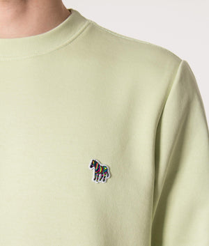 Zebra-Logo-Sweatshirt-Pea-Green-PS-Paul-Smith-EQVVS