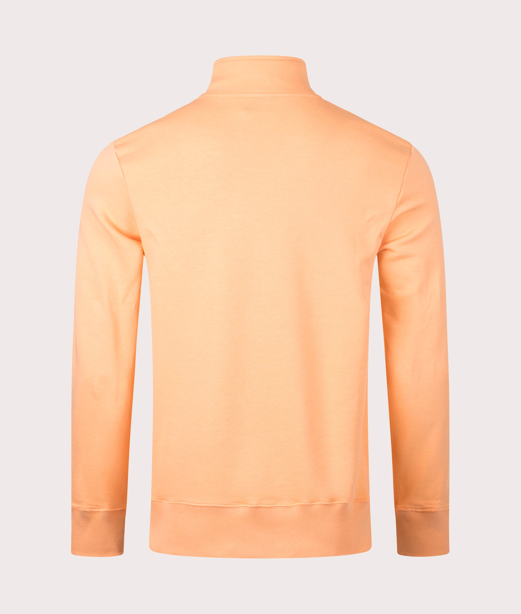 Quarter-Zip-Zebra-Logo-Sweatshirt-Orange-PS-Paul-Smith-EQVVS