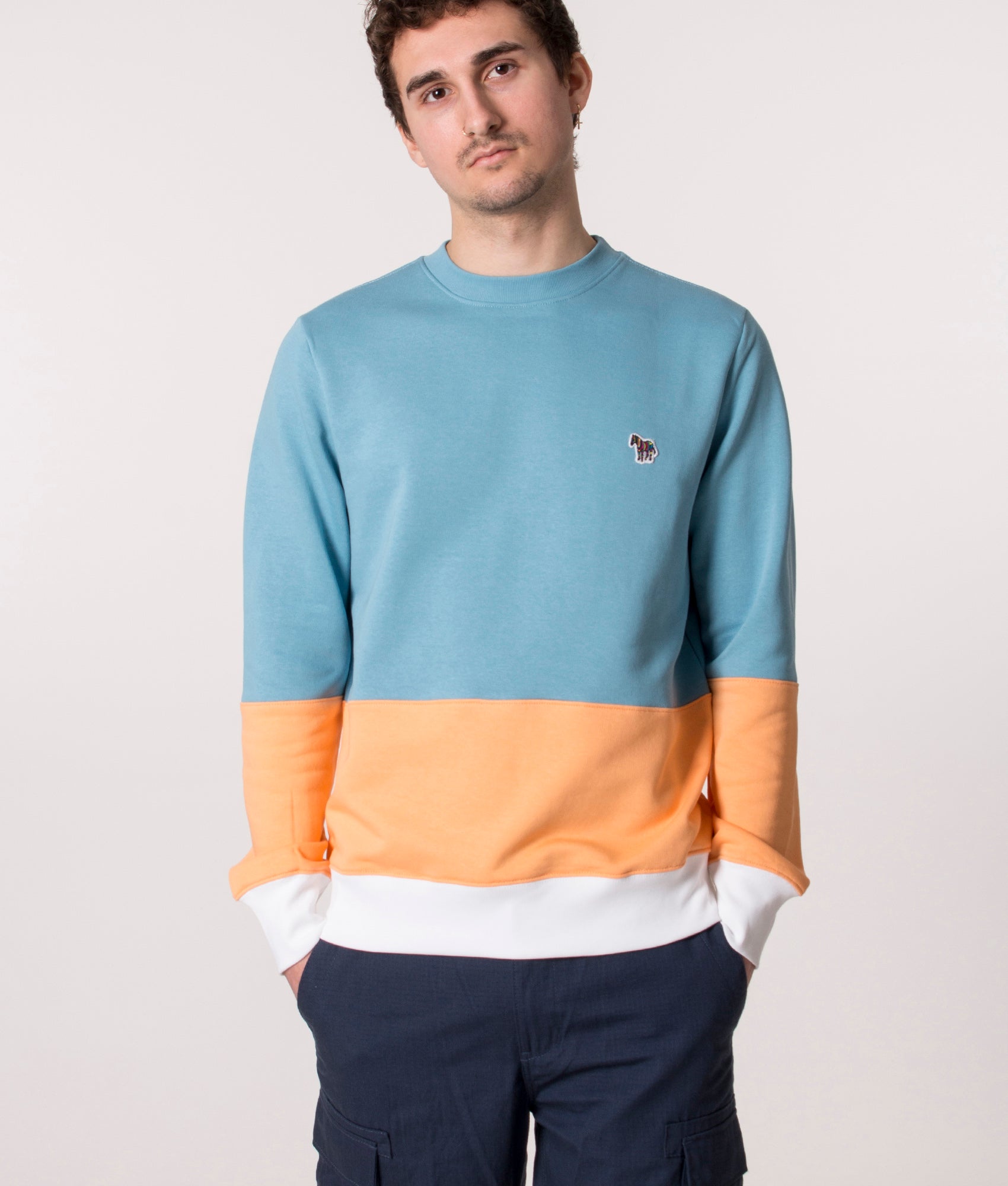 Colourblock-Zebra-Logo-Sweatshirt-Light-Blue-PS-Paul-Smith-EQVVS