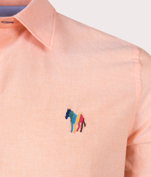Relaxed-Fit-Broad-Stripe-Zebra-Logo-Short-Sleeve-Shirt-Orange-PS-Paul-Smith-EQVVS