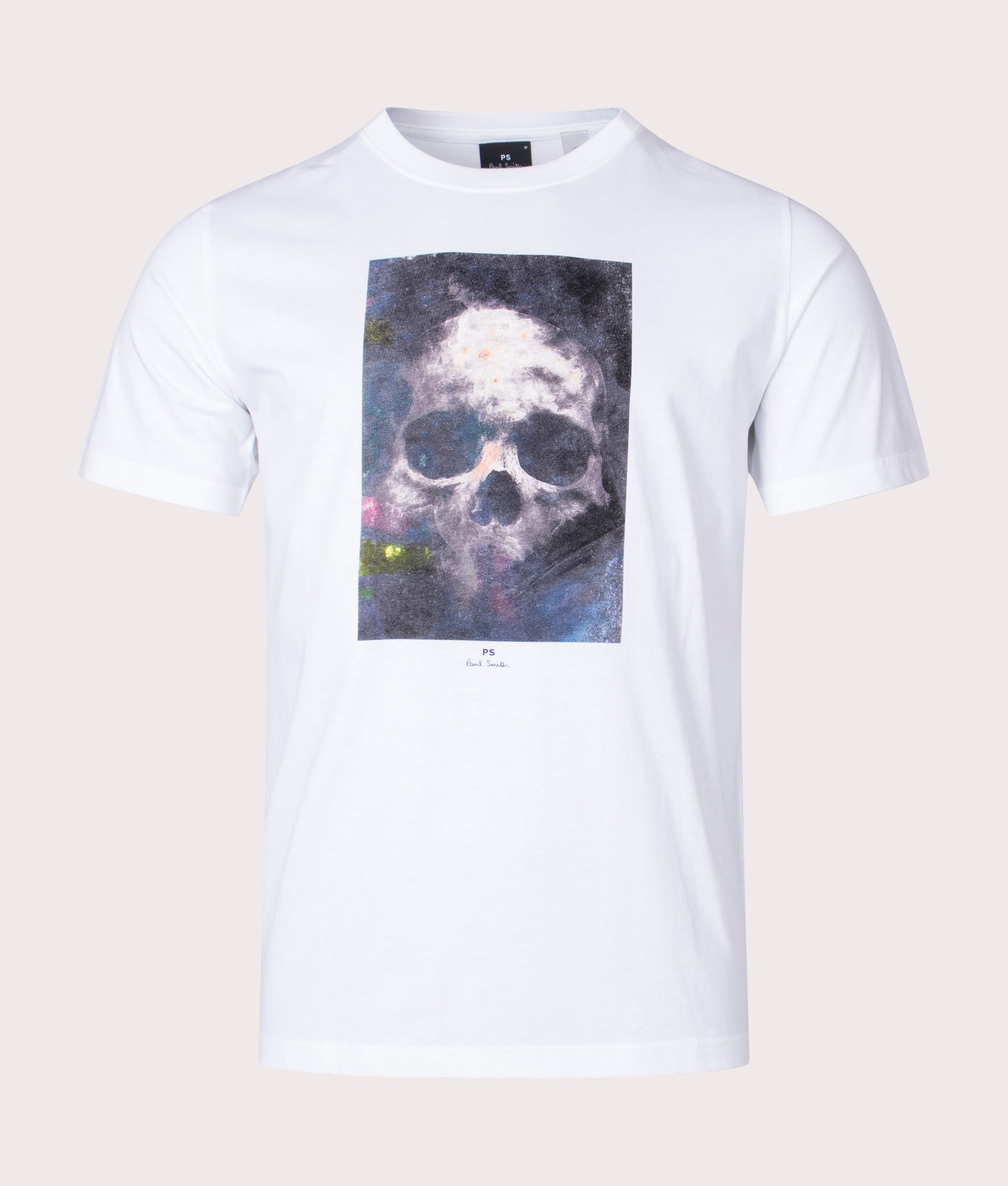 Painted-Skull-Logo-T-Shirt-White-PS-Paul-Smith-EQVVS