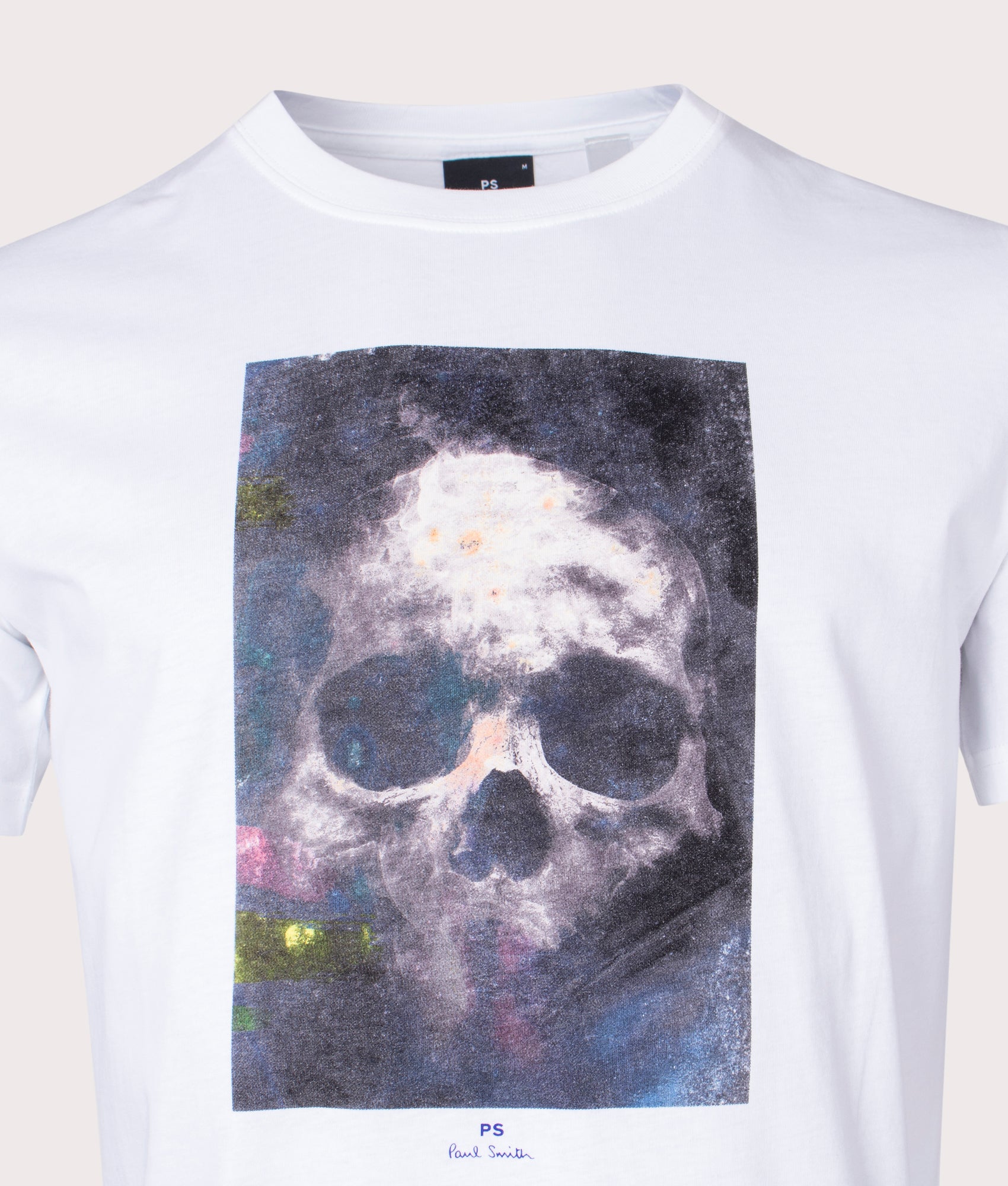Painted-Skull-Logo-T-Shirt-White-PS-Paul-Smith-EQVVS