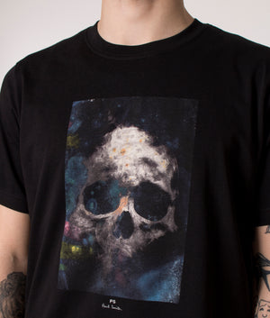 Painted-Skull-Logo-T-Shirt-Black-PS-Paul-Smith-EQVVS
