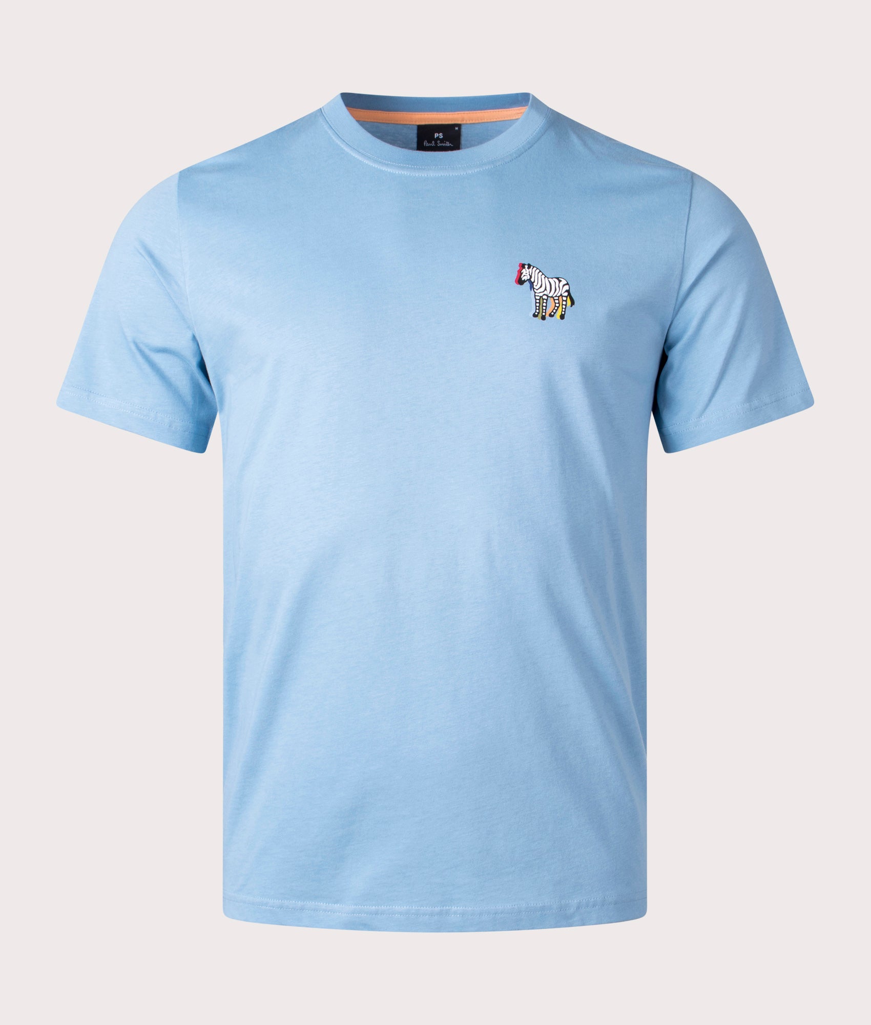Black-and-White-Zebra-Logo-T-Shirt-Light-Blue-PS-Paul-Smith-EQVVS