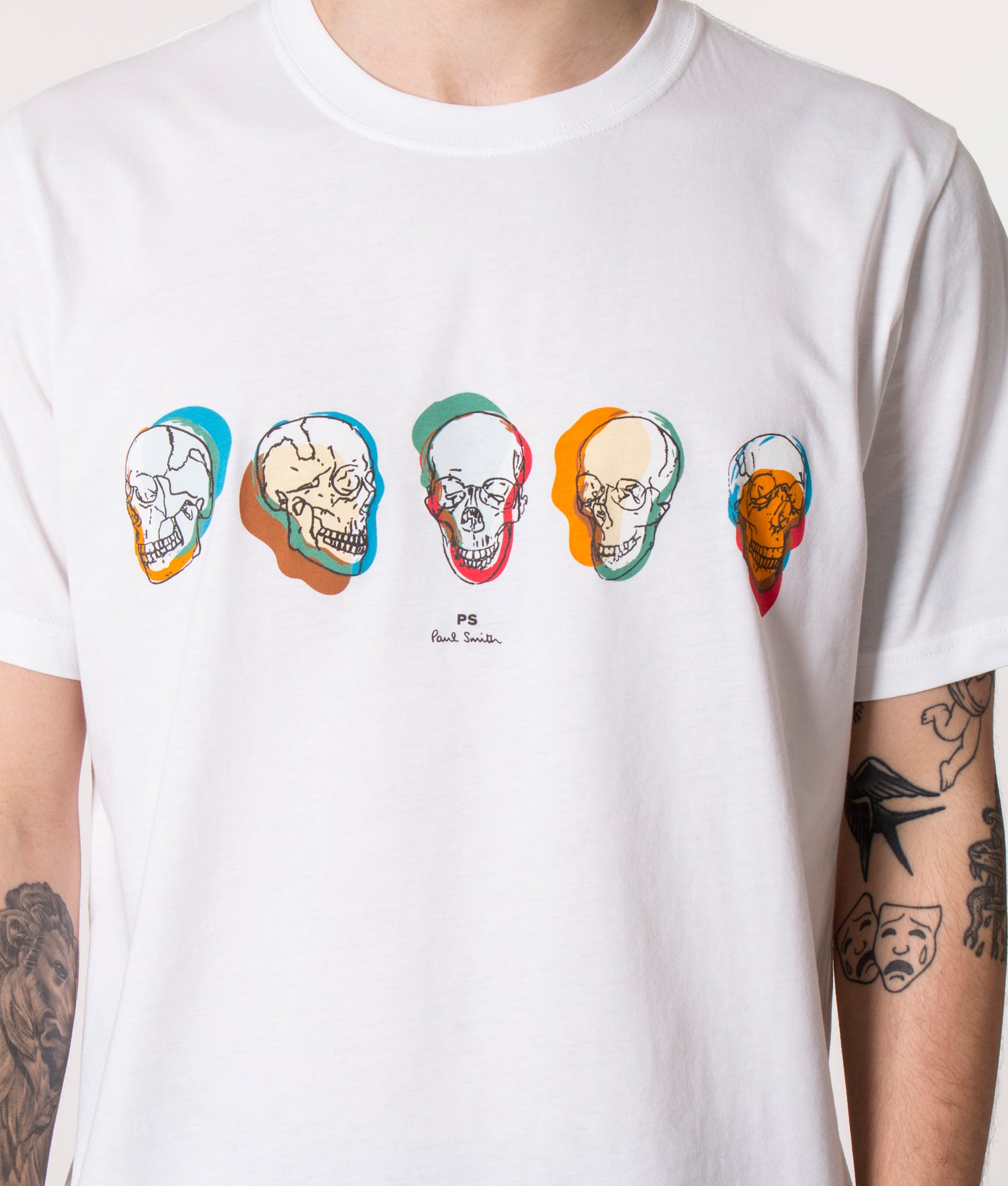 Skulls-Logo-T-Shirt-White-PS-Paul-Smith-EQVVS