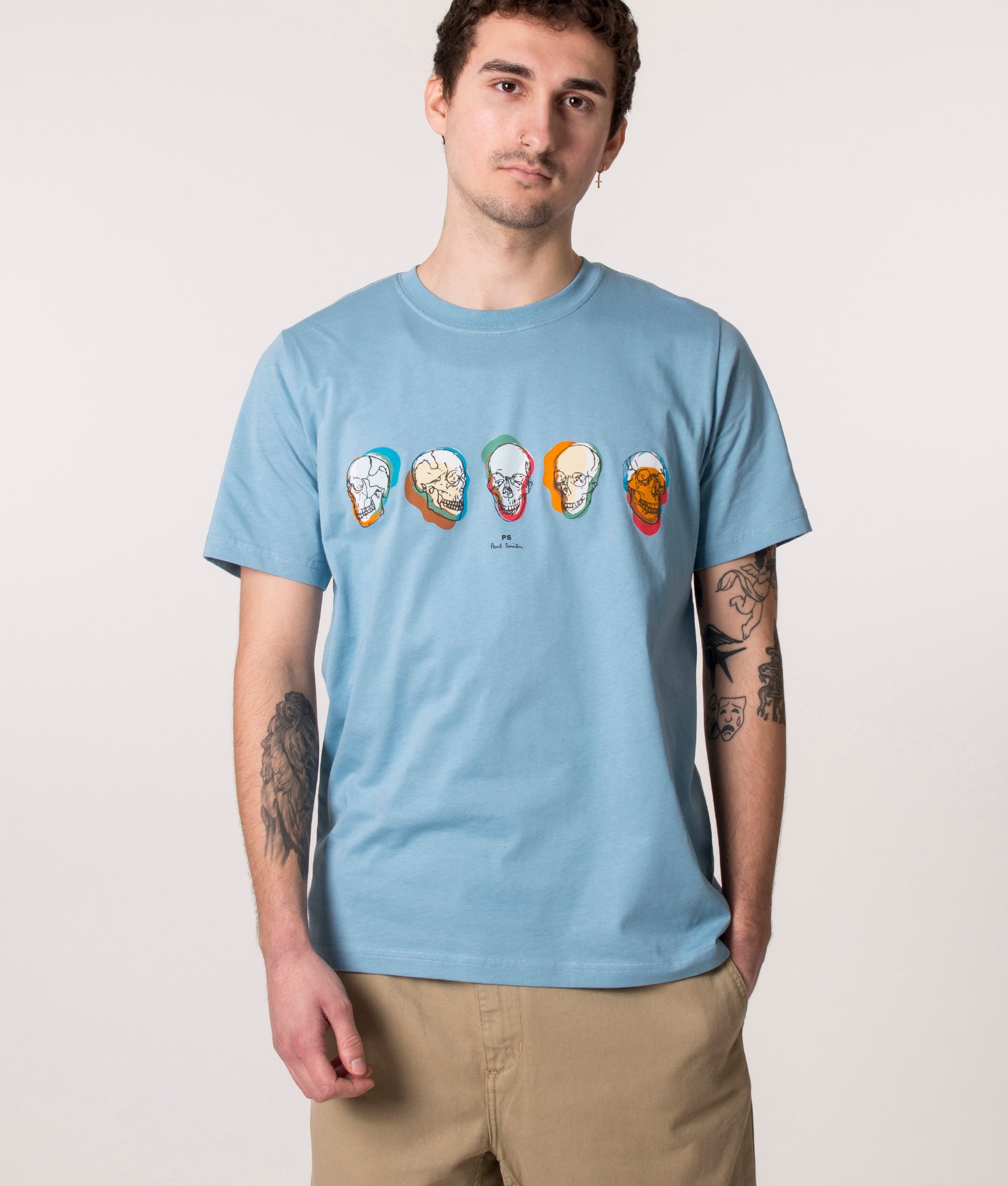 Skulls-Logo-T-Shirt-Light-Blue-PS-Paul-Smith-EQVVS