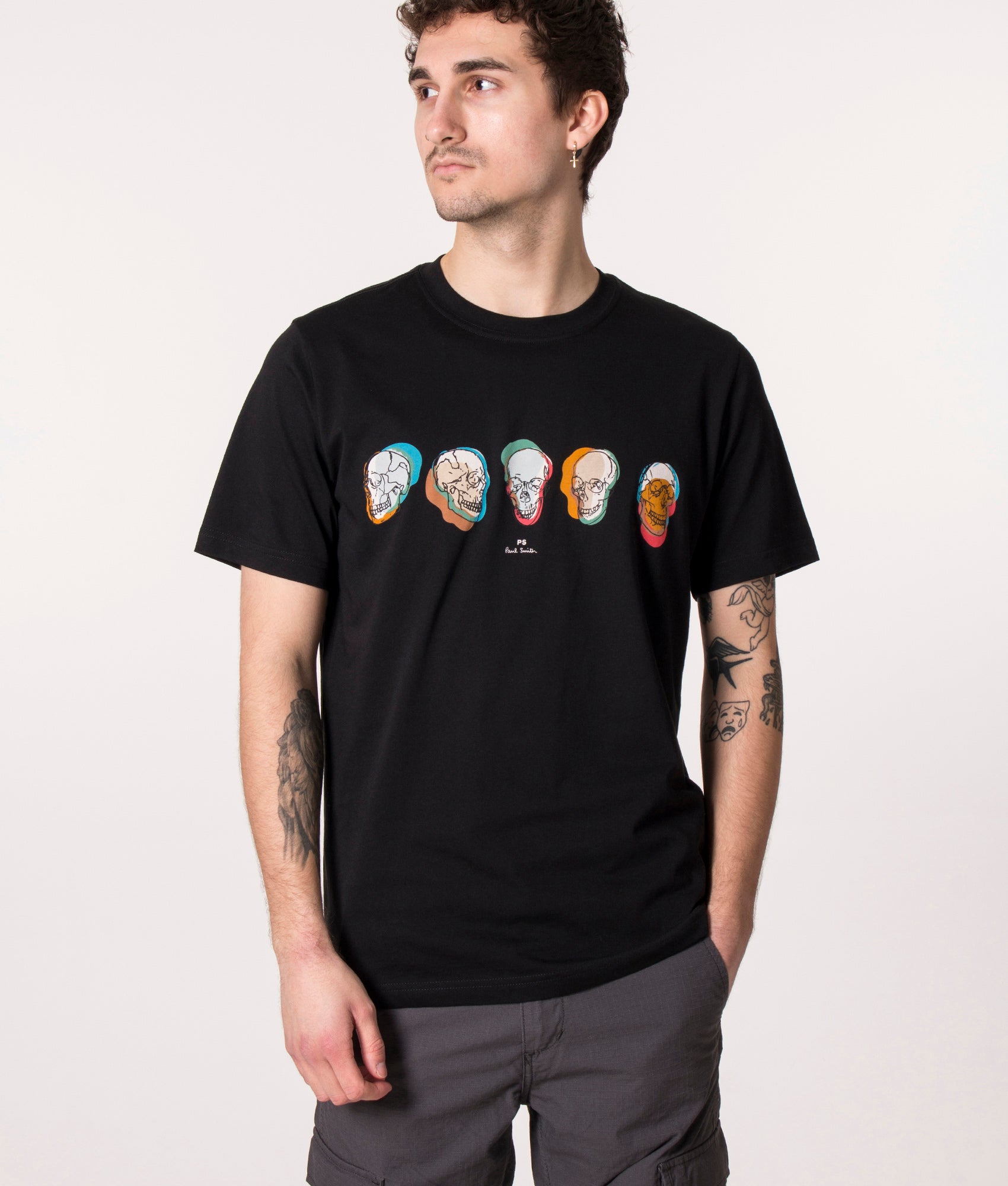 Skulls-Logo-T-Shirt-Black-PS-Paul-Smith-EQVVS