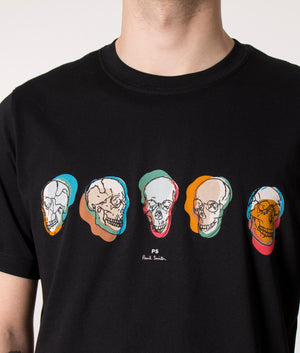 Skulls-Logo-T-Shirt-Black-PS-Paul-Smith-EQVVS