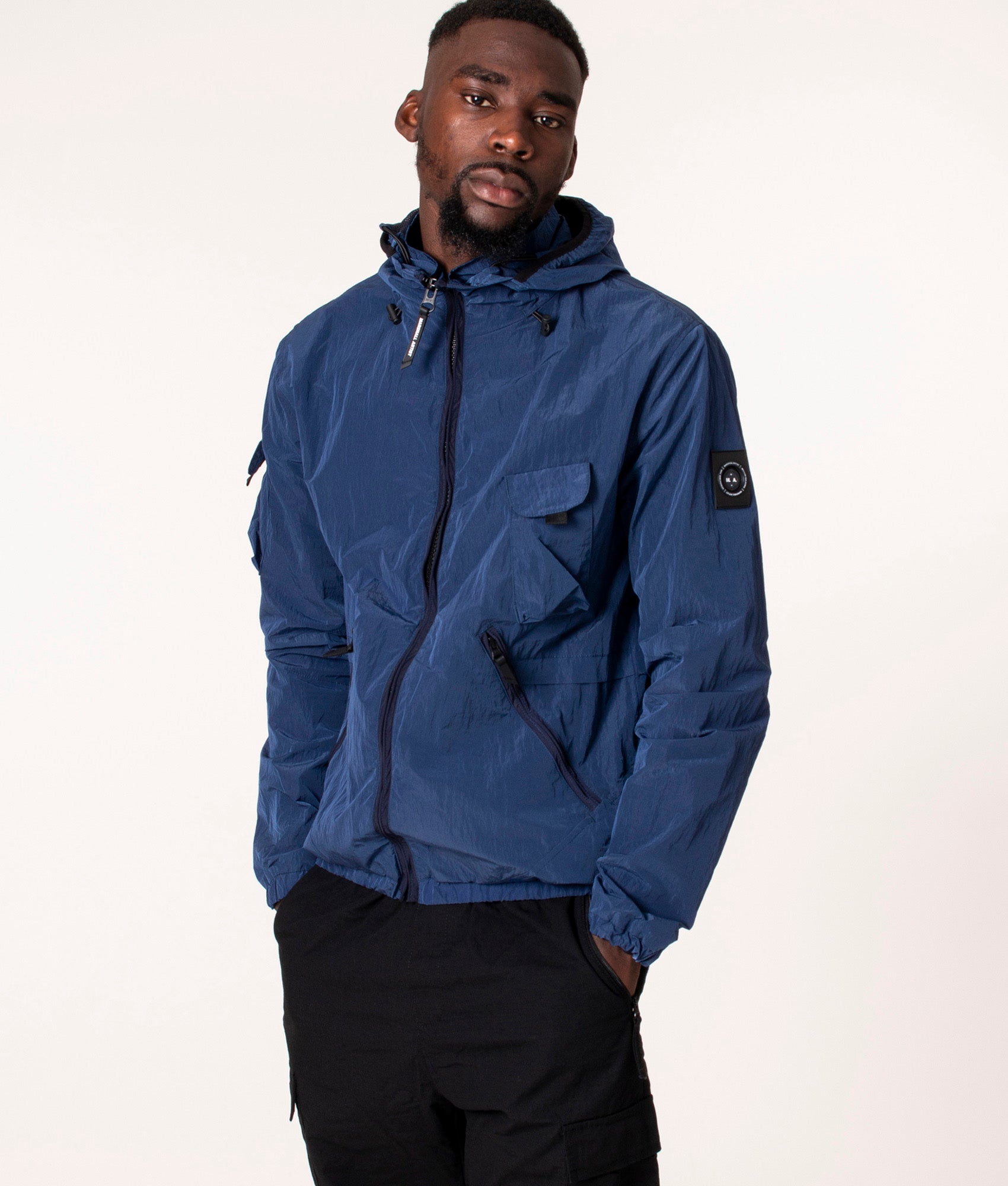 Scudo-Nylon-Jacket-French-Navy-Marshall-Artist-EQVVS