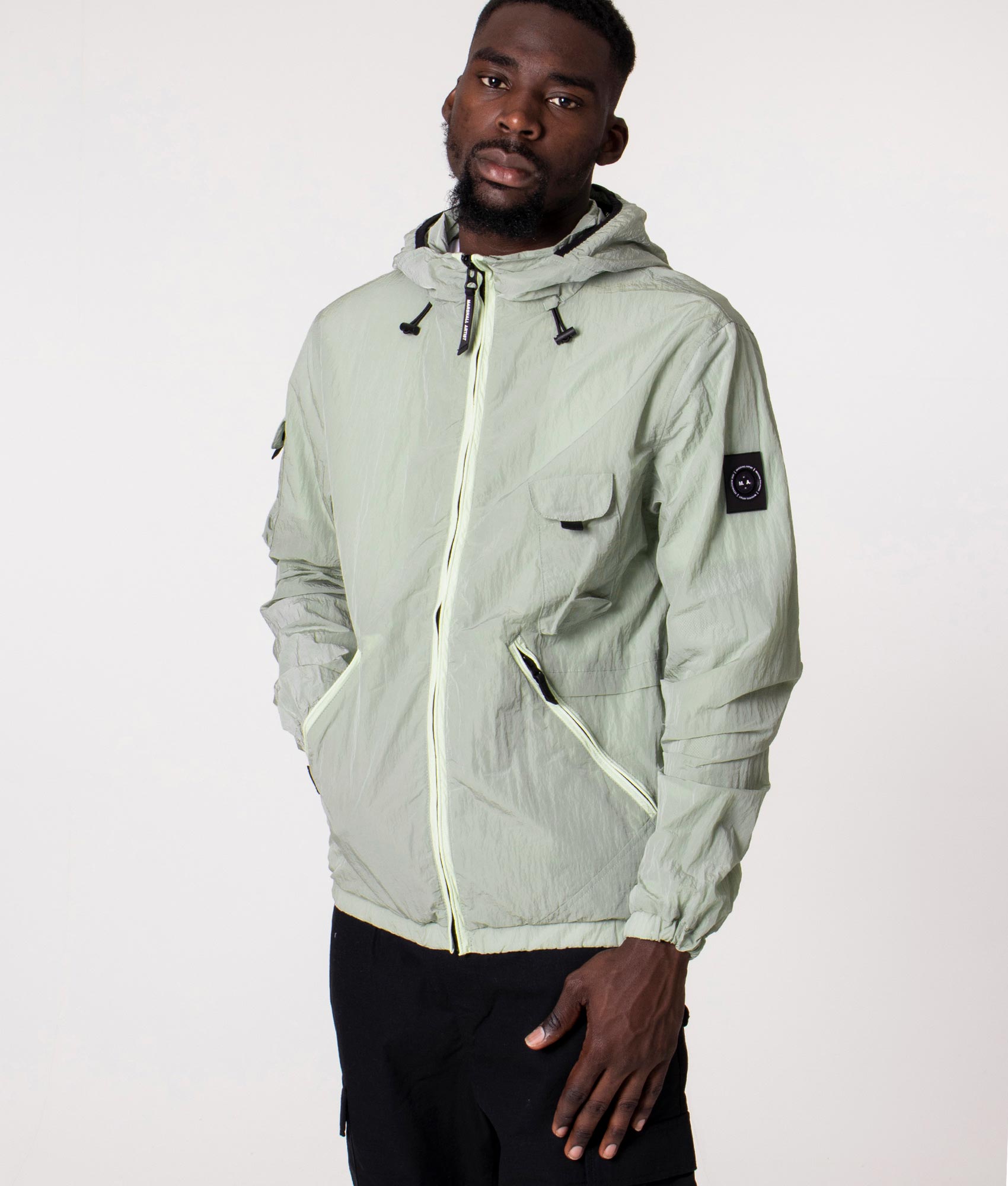 Scudo-Nylon-Jacket-Pistachio-Marshall-Artist-EQVVS