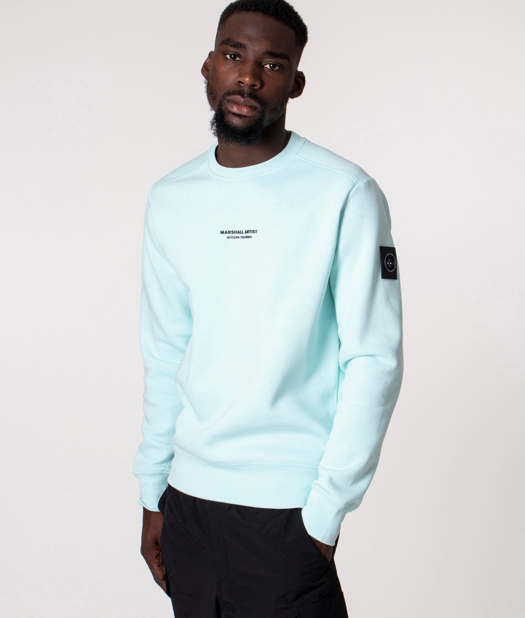 Siren-Crew-Neck-Sweatshirt-Aqua-Marshall-Artist-EQVVS