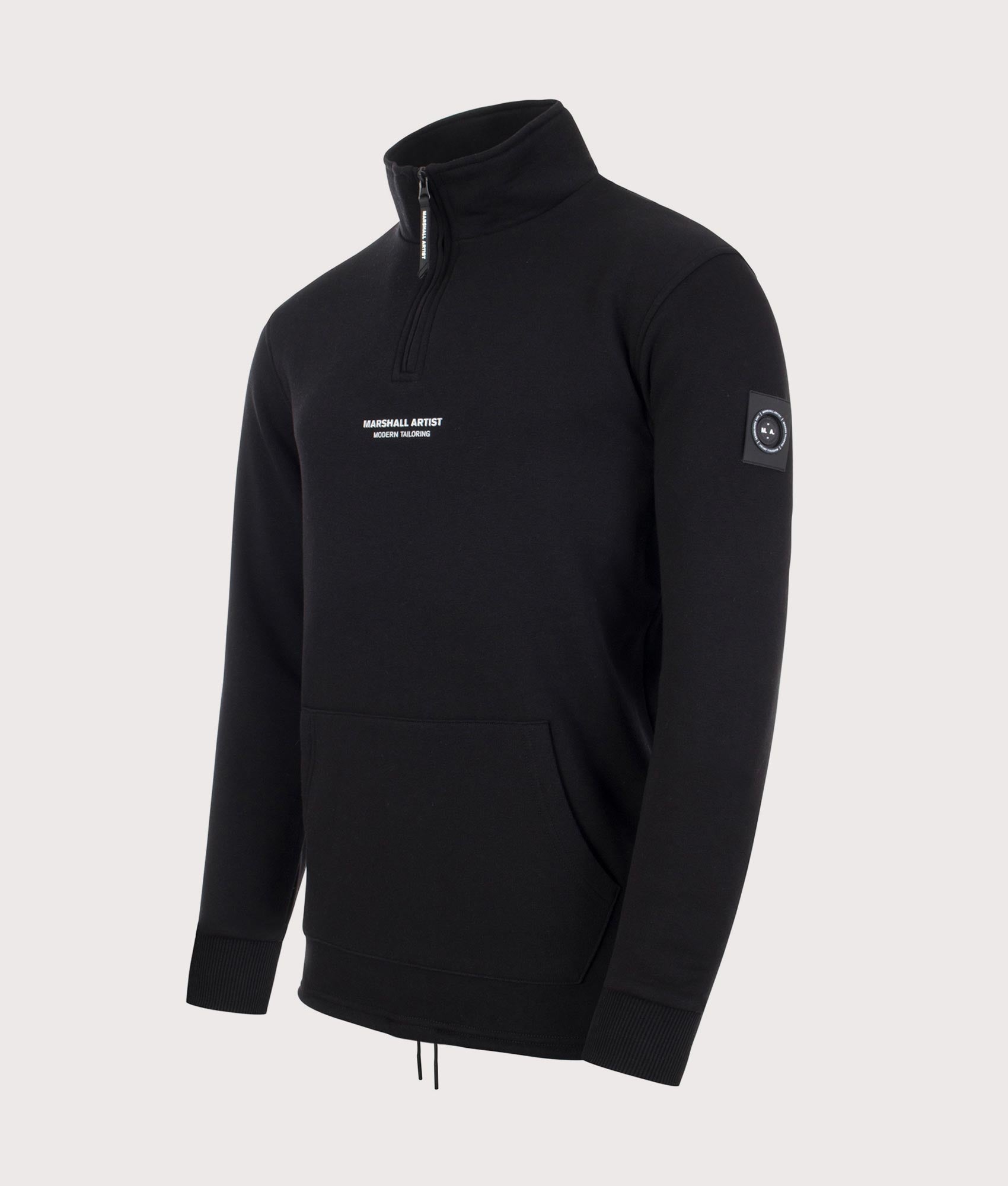 Quarter-Zip-Siren-Sweatshirt-Core-Black-Marshall-Artist-EQVVS 