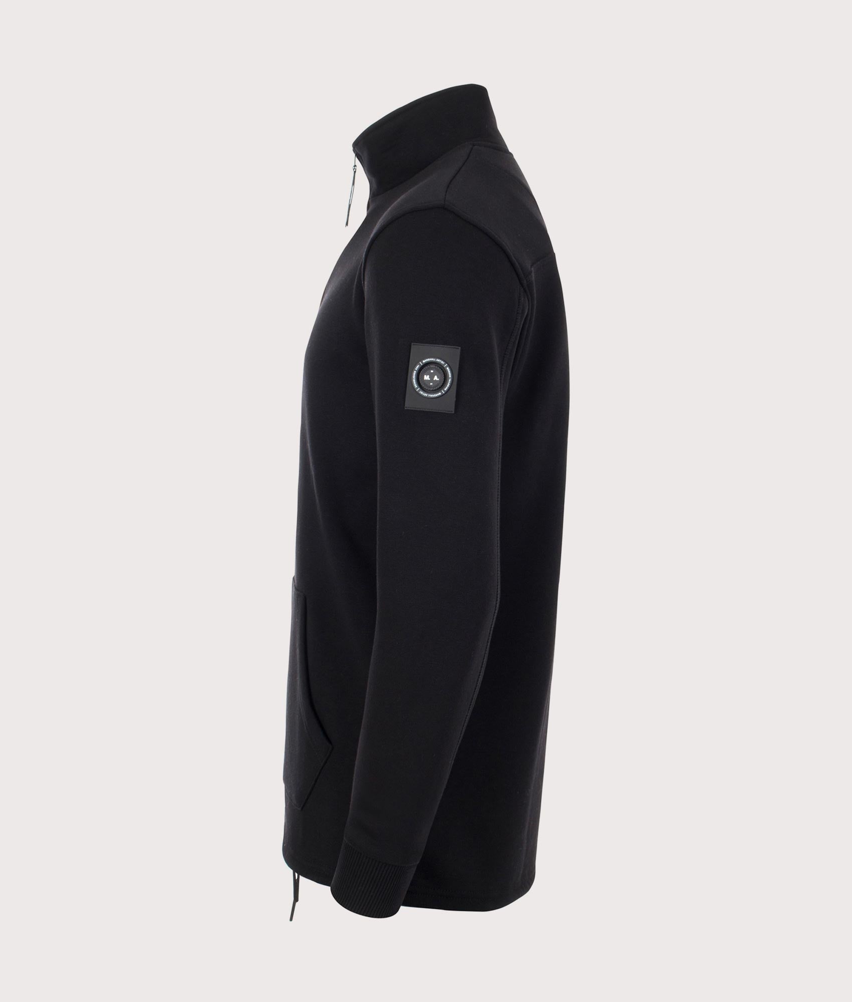 Quarter-Zip-Siren-Sweatshirt-Core-Black-Marshall-Artist-EQVVS 