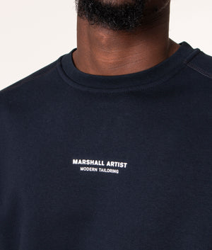Siren-Crew-Neck-Sweatshirt-Navy-Marshall-Artist-EQVVS